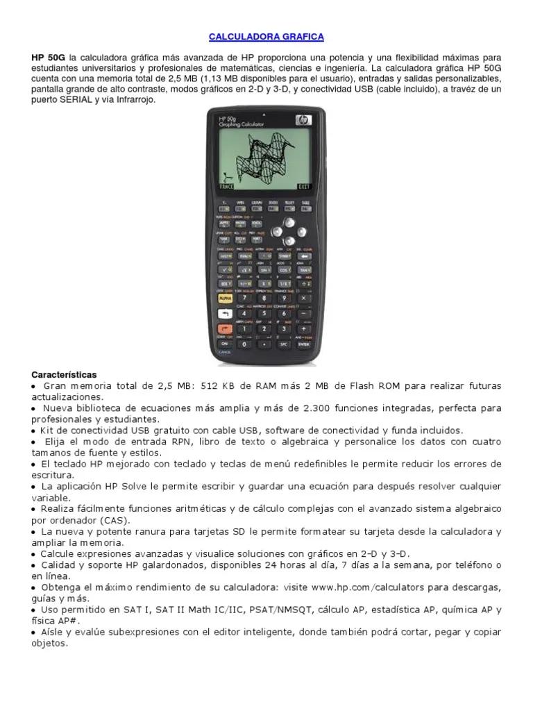 Calculadora gráfica HP: guía paso a paso - Cómo cargar la calculadora HP Prime calculadora grafica hp paso a paso - Cómo cargar la calculadora HP Prime