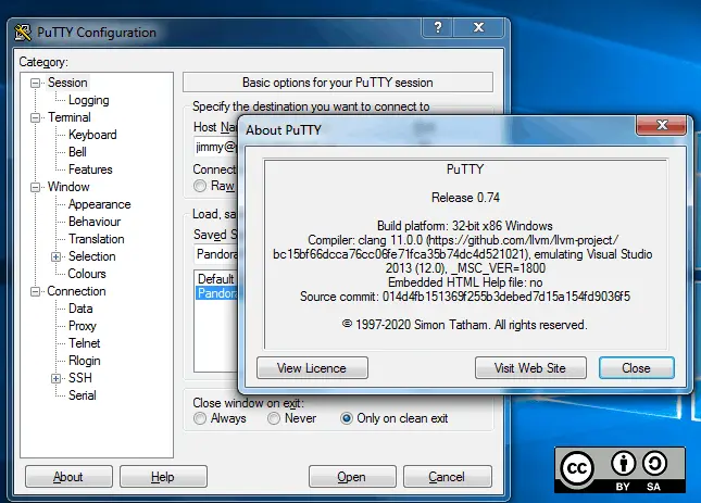 como abrir una ventana grafica con putty - Cómo conectarse a través de Putty