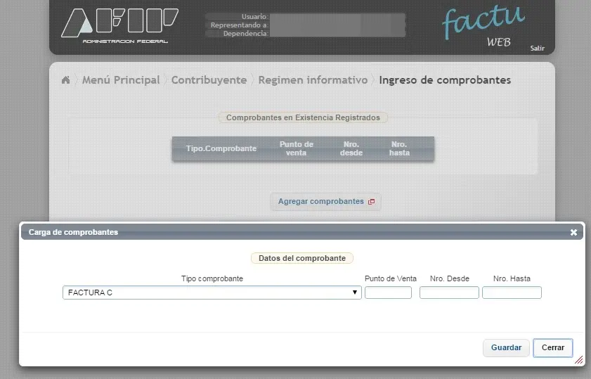 Cómo cargar un faturero retirado de imprenta en AFIP - Cómo importar facturas a AFIP como cargar faturero retirado de imprenta afip - Cómo importar facturas a AFIP