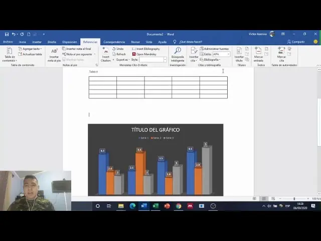 Cómo modificar los nombres de una gráfica en Word - Cómo nombrar una gráfica en Word como modificar los noimbre de ana grafica en word - Cómo nombrar una gráfica en Word