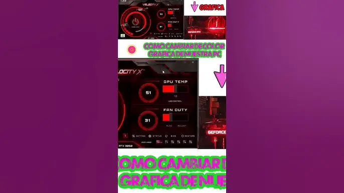 Cómo cambiar el color de tu tarjeta gráfica: Guía completa - Cómo puedo cambiar el RGB de mi tarjeta gráfica como cambiar el color de una tarjeta grafica - Cómo puedo cambiar el RGB de mi tarjeta gráfica