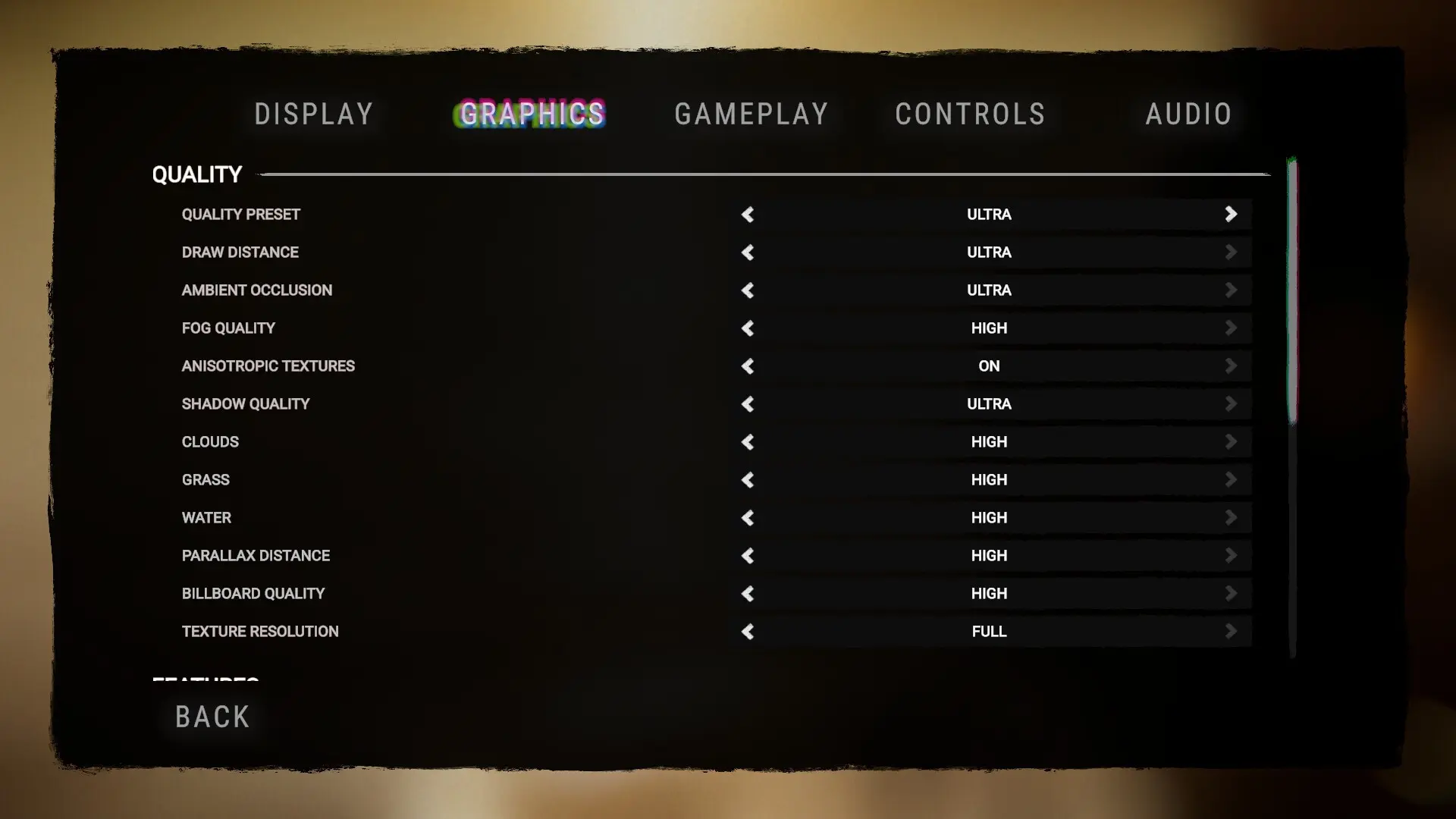 the forest configuracion grafica - Cómo quitar el cesped en The Forest