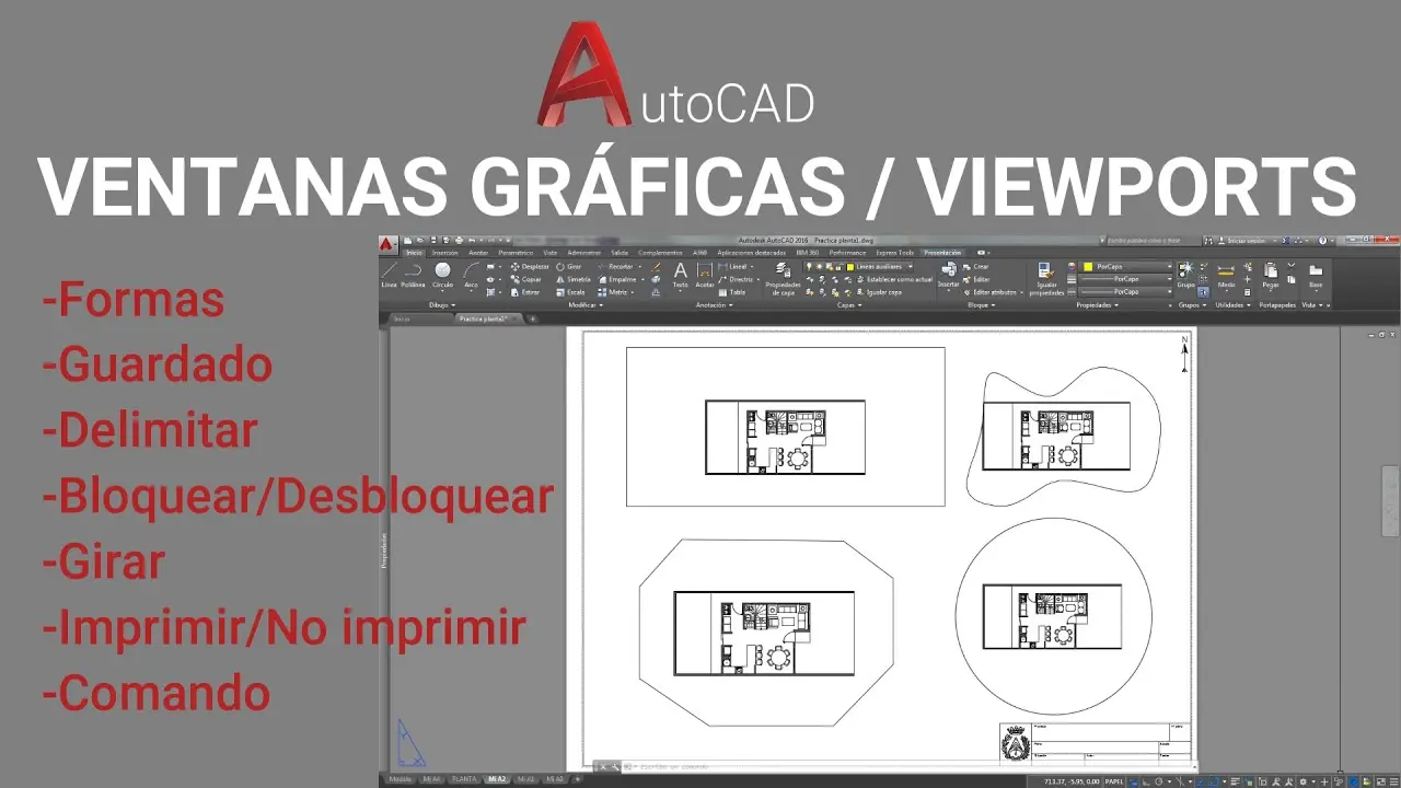 como seleccionar una ventana grafica en autocad - Cómo seleccionar una ventana en AutoCAD