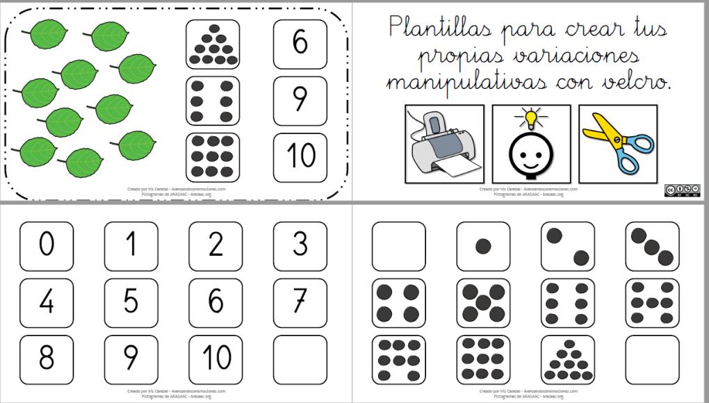 Actividad gráfica: números y cantidad - Cómo trabajar el conteo con los niños actividad grafica numeros cantidad - Cómo trabajar el conteo con los niños