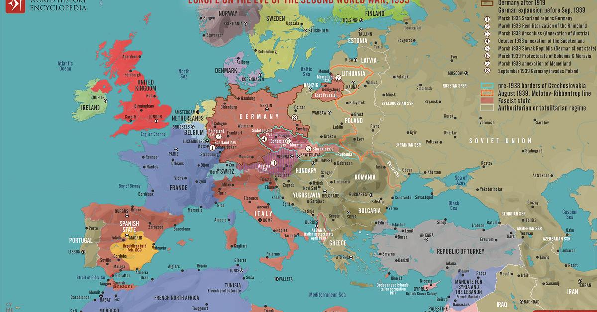 Gráfica de la Segunda Guerra Mundial: Un Análisis de Poderes, Causas y Consecuencias - Cuáles fueron las 5 causas de la Segunda Guerra Mundial grafica de la segunda guerra mundial - Cuáles fueron las 5 causas de la Segunda Guerra Mundial