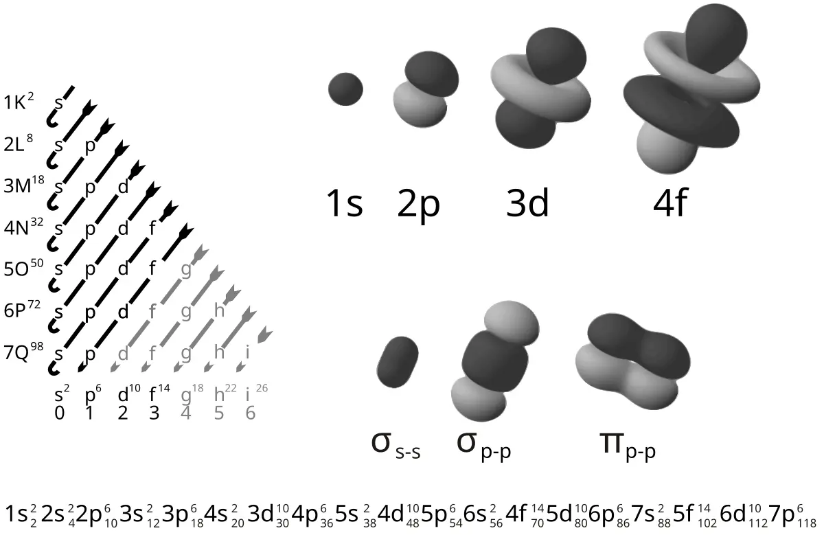Representación gráfica de los orbitales: Una exploración detallada - Cuáles son los 4 tipos de orbitales representacion grafica de los orbitales - Cuáles son los 4 tipos de orbitales