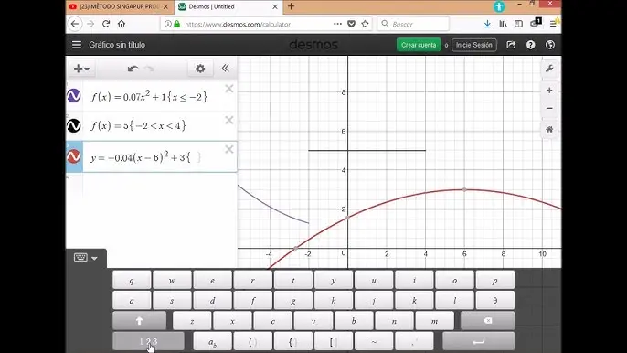 como se grafica una función por partes en desmos - Puede Desmos realizar funciones por partes