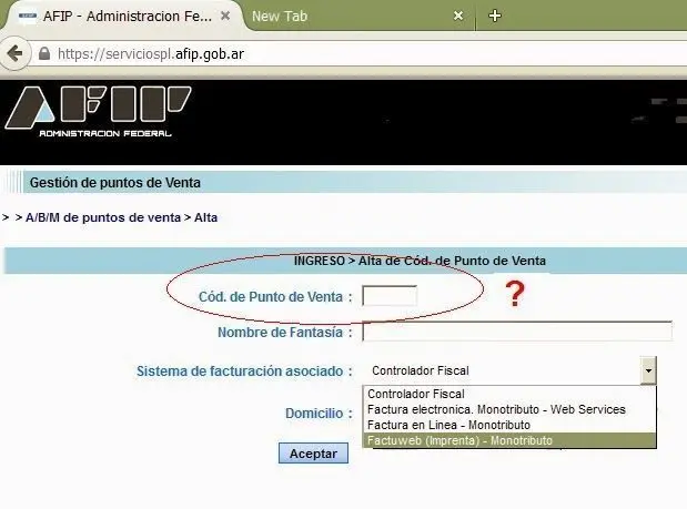 cidigo imprenta afip - Qué es el código 1008b en AFIP