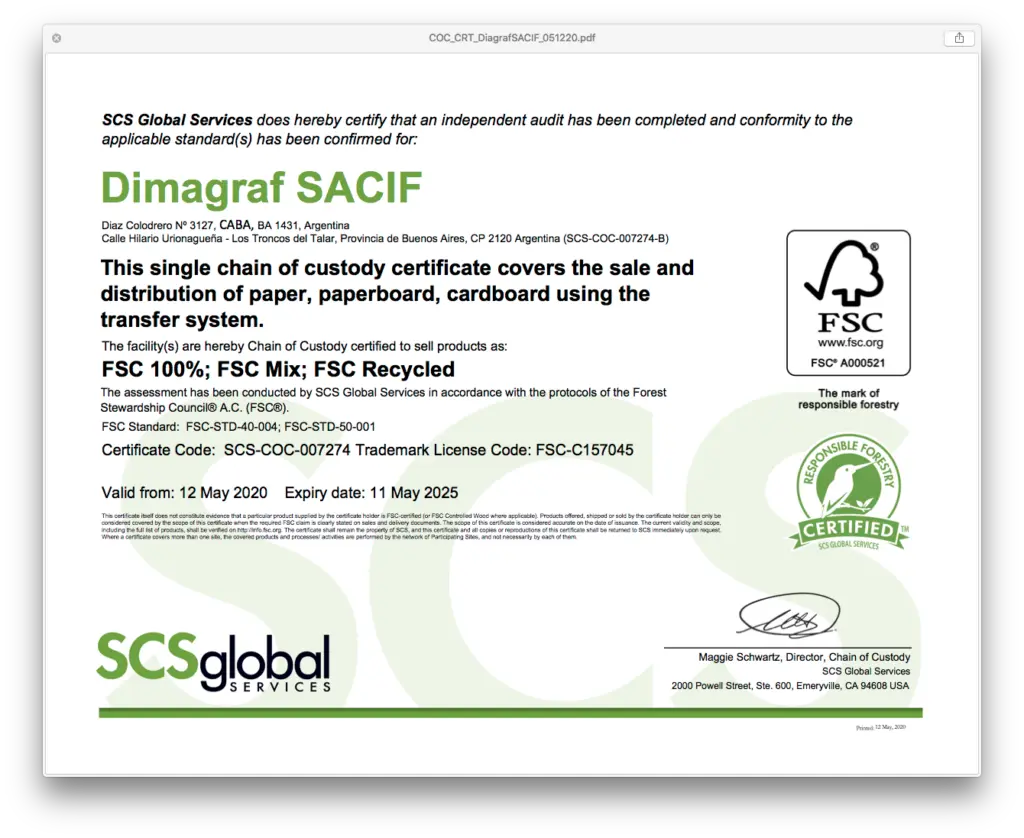 Imprenta Certificada FSC Argentina: Guía completa - Quién certifica la FSC en Argentina imprenta certificado fsc aregntina - Quién certifica la FSC en Argentina